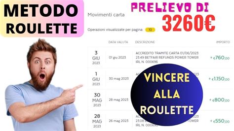 metodo roulette vincente|Metodo roulette vincente .